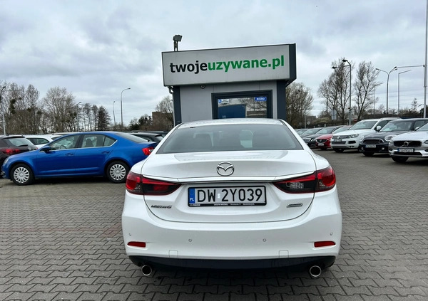 Mazda 6 cena 58900 przebieg: 198568, rok produkcji 2017 z Nałęczów małe 232